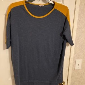 Lularoe Irma 3/4 sleeve (almost) length shirt that is longer in the back